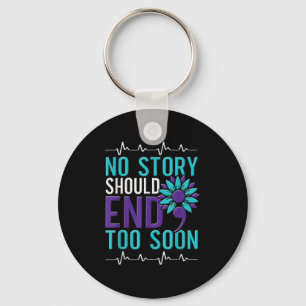 Suicide Awareness Suicide Prevention Suprt Survivo Keychain