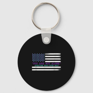 Suicide Awareness Suicide Prevention Suprt Survivo Keychain