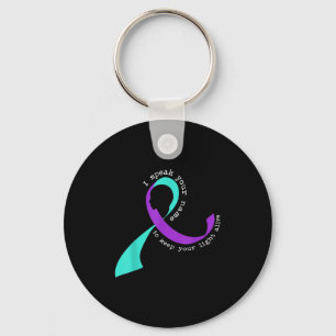 Suicide Awareness Suicide Prevention Suprt Survivo Keychain