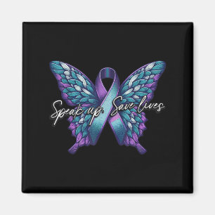 Suicide Awareness Suicide Prevention Suprt Survivo Magnet