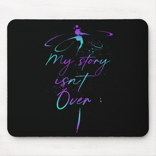 Suicide Awareness Suicide Prevention Suprt Survivo Mouse Pad (Front)
