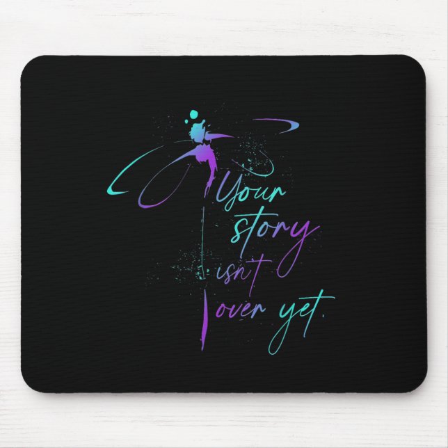 Suicide Awareness Suicide Prevention Suprt Survivo Mouse Pad (Front)