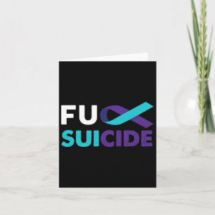 Suicide Awareness Support Survivor Gift 1  Card