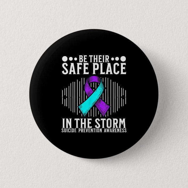 Suicide Awareness Suprt Suicide Prevention Awarene 2 Inch Round Button (Front)