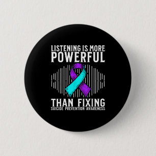 Suicide Awareness Suprt Suicide Prevention Awarene 2 Inch Round Button
