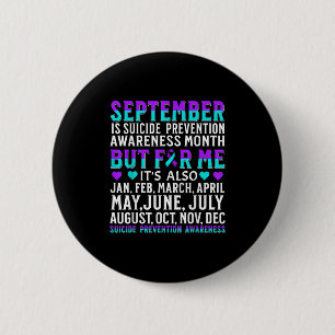 Suicide Awareness Suprt Suicide Prevention Awarene 2 Inch Round Button