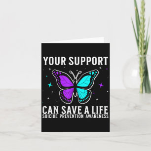 Suicide Awareness Suprt Suicide Prevention Awarene Card
