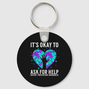 Suicide Awareness Suprt Suicide Prevention Awarene Keychain