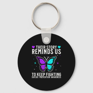 Suicide Awareness Suprt Suicide Prevention Awarene Keychain