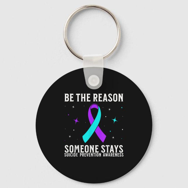 Suicide Awareness Suprt Suicide Prevention Awarene Keychain (Front)