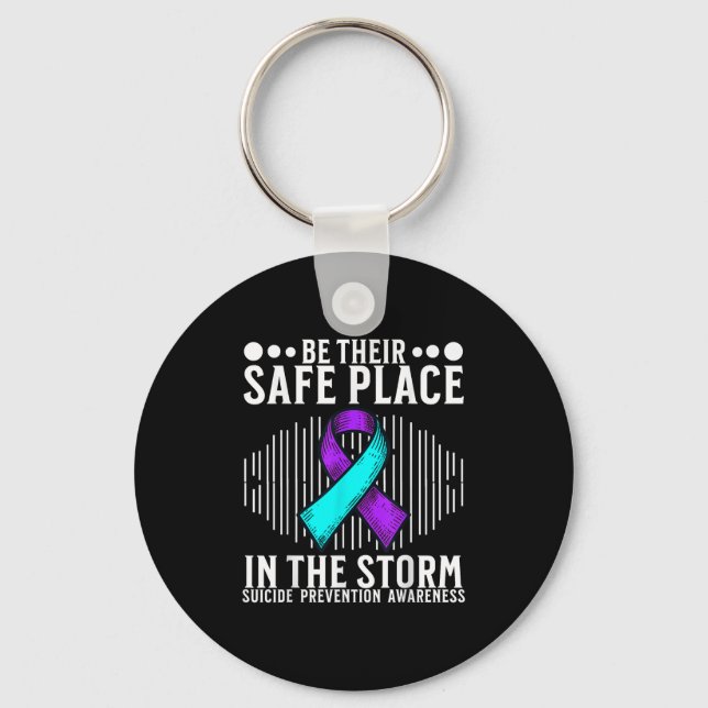Suicide Awareness Suprt Suicide Prevention Awarene Keychain (Front)