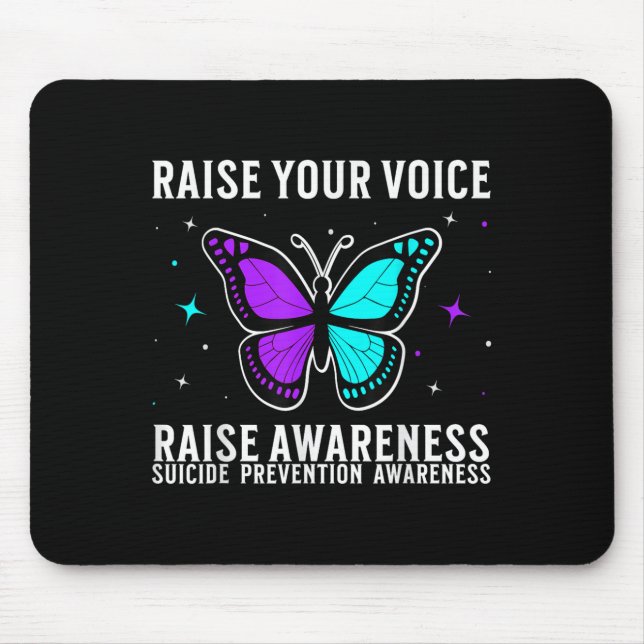 Suicide Awareness Suprt Suicide Prevention Awarene Mouse Pad (Front)