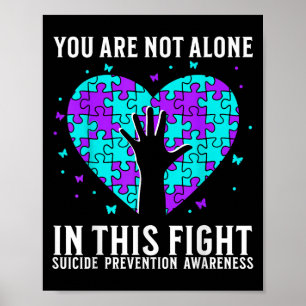 Suicide Awareness Suprt Suicide Prevention Awarene Poster