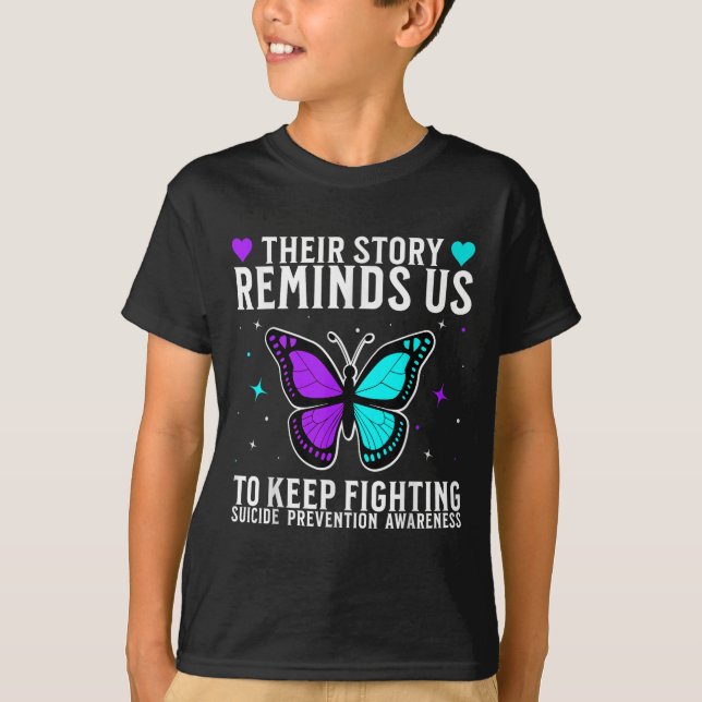 Suicide Awareness Suprt Suicide Prevention Awarene T-Shirt (Front)