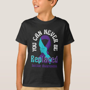 Suicide Awareness Teal Purple Ribbon Suicide Preve T-Shirt