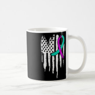 Suicide Awareness Usa American Flag Mental Health Coffee Mug