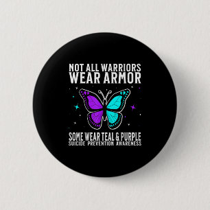 Suicide Awareness Warrior Suicide Prevention Aware 2 Inch Round Button