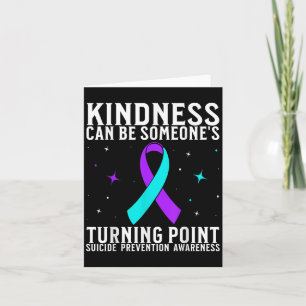 Suicide Awareness Warrior Suicide Prevention Aware Card