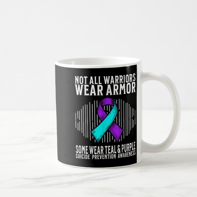 Suicide Awareness Warrior Suicide Prevention Aware Coffee Mug (Right)