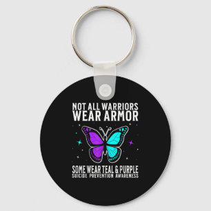 Suicide Awareness Warrior Suicide Prevention Aware Keychain