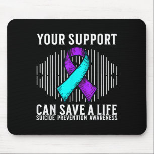 Suicide Awareness Warrior Suicide Prevention Aware Mouse Pad