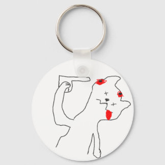 suicide cat keychain