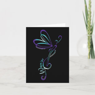 Suicide Depression Dragonfly Prevention Awareness Card