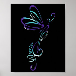 Suicide Depression Dragonfly Prevention Awareness Poster