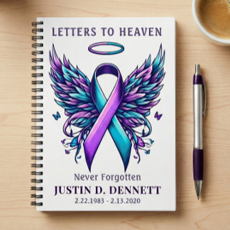 Suicide Loss Letters to Heaven Grief Journal Diary
