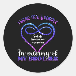 Suicide Prevention 1 Classic Round Sticker