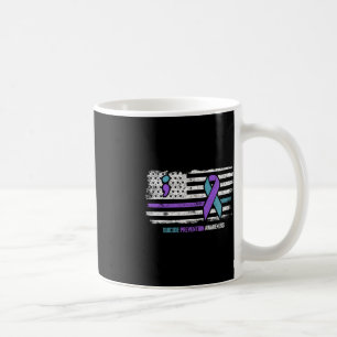 Suicide Prevention American Flag Suicide Awareness Coffee Mug