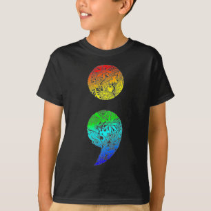 Suicide Prevention And Depression Awareness Semi C T-Shirt