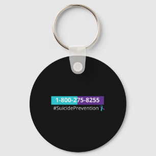 Suicide Prevention Awareness 1-800-273-8255 Keychain