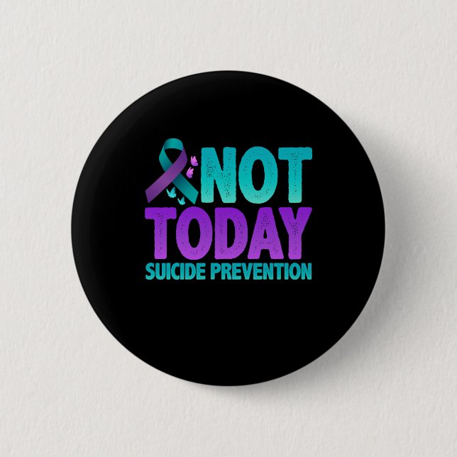 Suicide Prevention Awareness 2 Inch Round Button (Front)