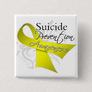 Suicide Prevention Awareness 2 Inch Square Button