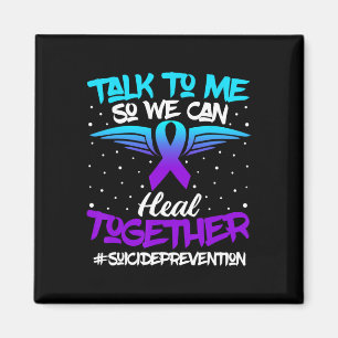 Suicide Prevention Awareness 988 Mental Health Sup Magnet