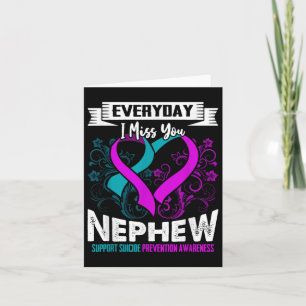 Suicide Prevention Awareness Aunts  Card