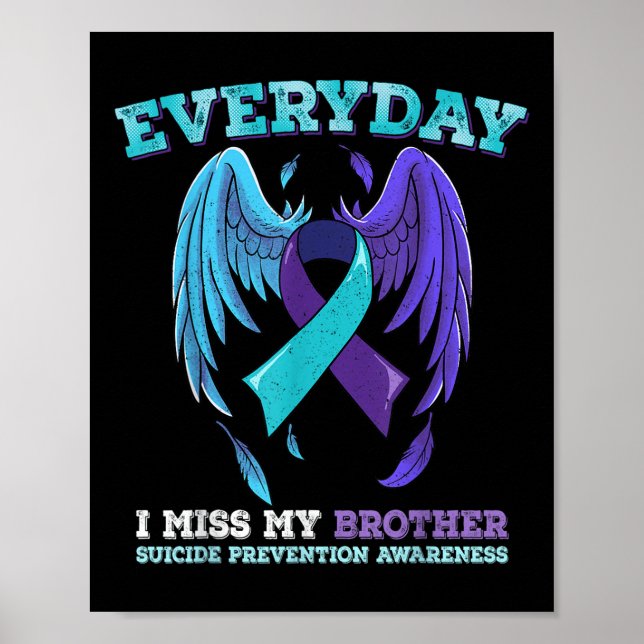 Suicide Prevention Awareness Brother  Poster (Front)