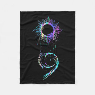 Suicide Prevention Awareness Choose Life Semicolon Fleece Blanket