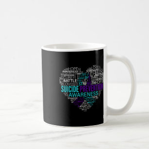 Suicide Prevention Awareness Fight Hope Strong War Coffee Mug