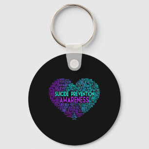 Suicide Prevention Awareness Fighter Survive Keychain