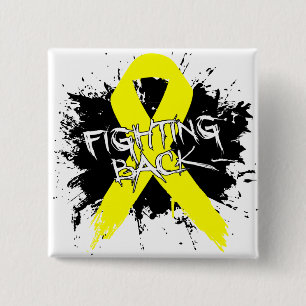 Suicide Prevention Awareness - Fighting Back 2 Inch Square Button