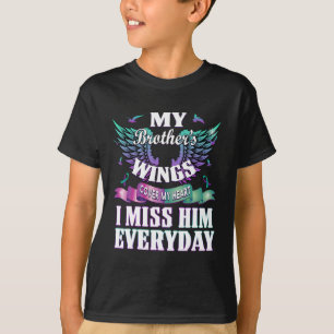 Suicide Prevention Awareness I Miss My Brother Eve T-Shirt