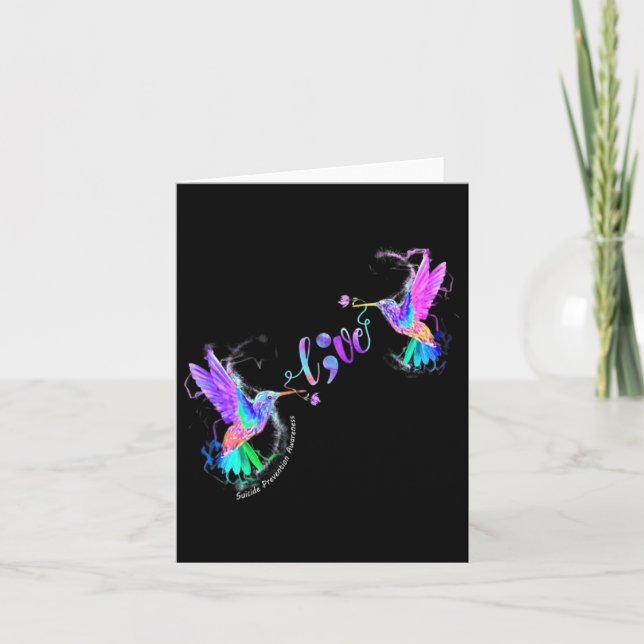 Suicide Prevention Awareness Love  Card (Front)