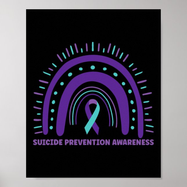 Suicide Prevention Awareness Mental Health Awarene Poster (Front)