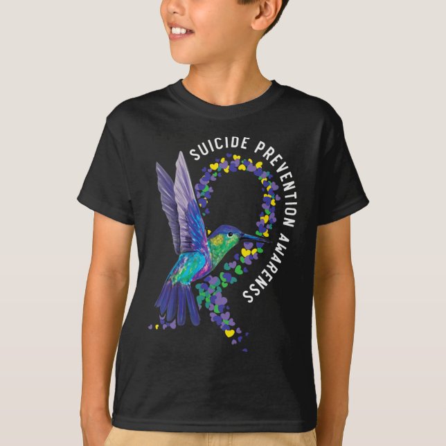 Suicide Prevention Awareness Mental Health Depress T-Shirt (Front)