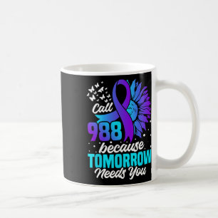 Suicide Prevention Awareness Mental Health Ribbon Coffee Mug