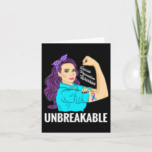 Suicide Prevention Awareness Mental Health Warrior Card