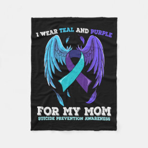Suicide Prevention Awareness Mom Performance Fleece Blanket