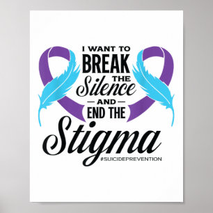 Suicide Prevention Awareness Month 988 Mental Heal Poster